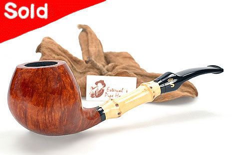 Stanwell Bamboo smooth Half-Bent Apple oF